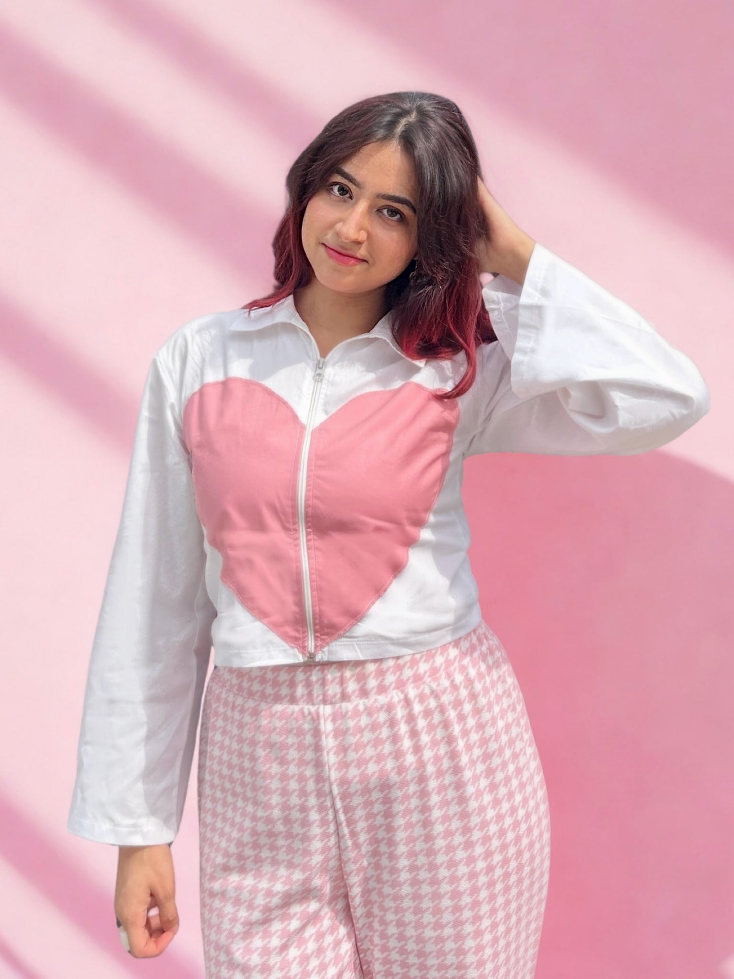 Sweetheart Zip-Up Shirt