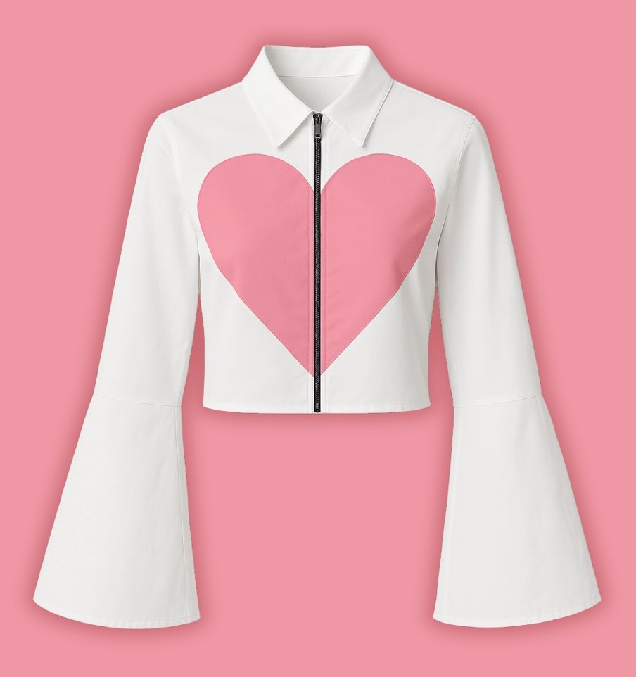 Sweetheart Zip-Up Shirt