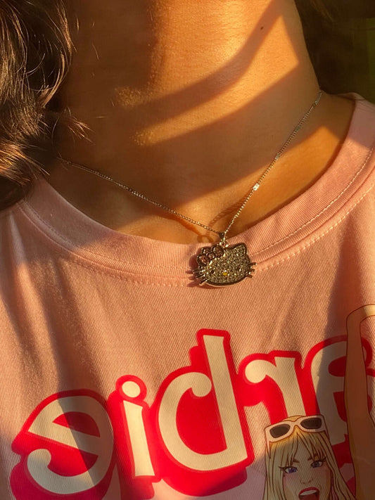 Hello Kitty Rhinestone Necklace