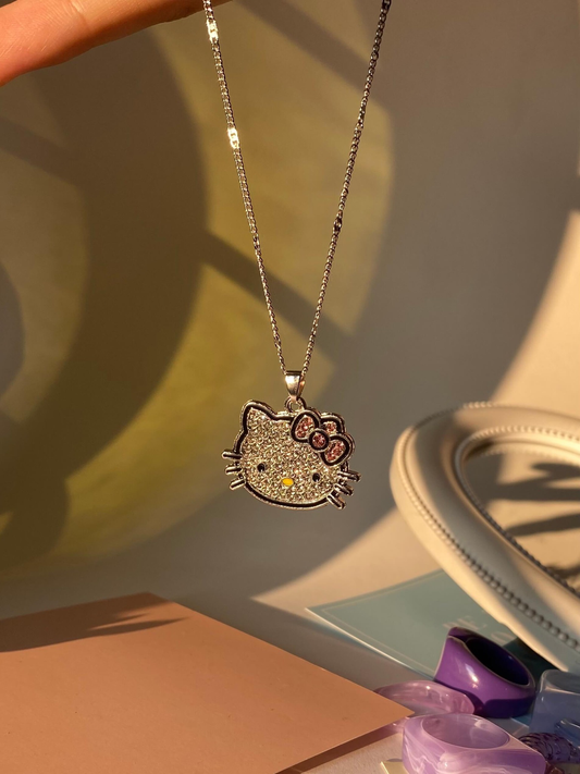 Hello Kitty Rhinestone Necklace
