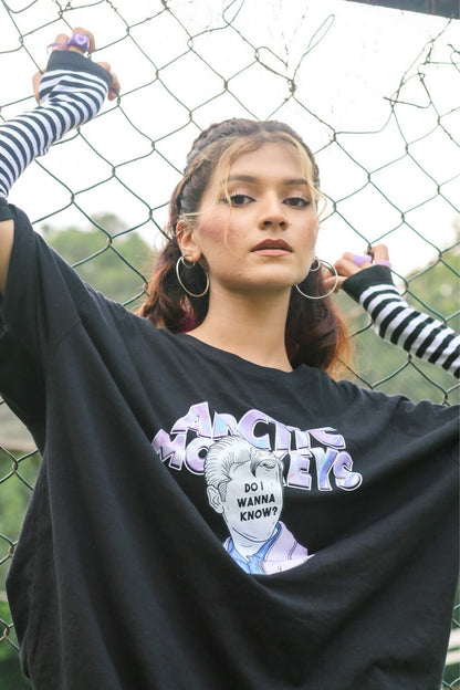 Arctic Monkeys "Do I Wanna Know?" Oversized Drop Shoulder Tee