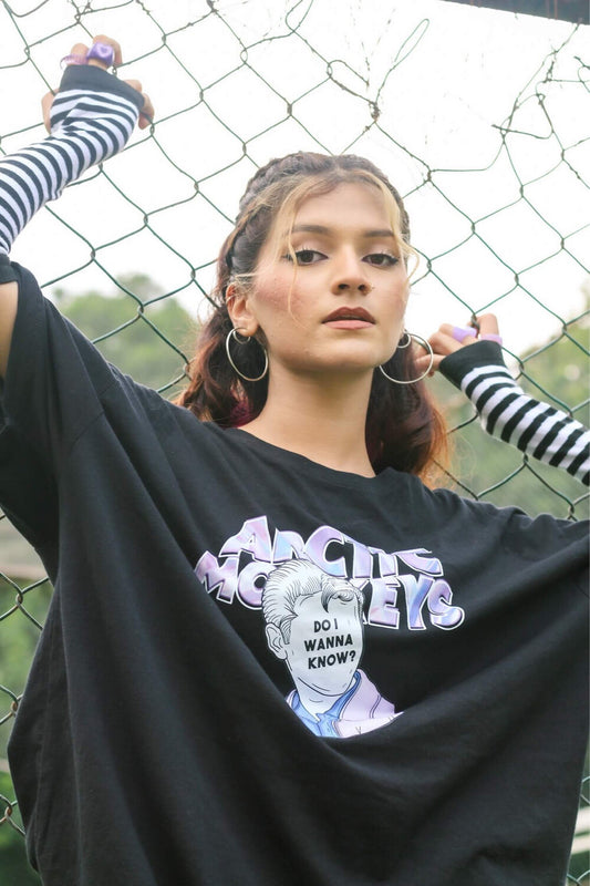 Arctic Monkeys "Do I Wanna Know?" Oversized Drop Shoulder Tee