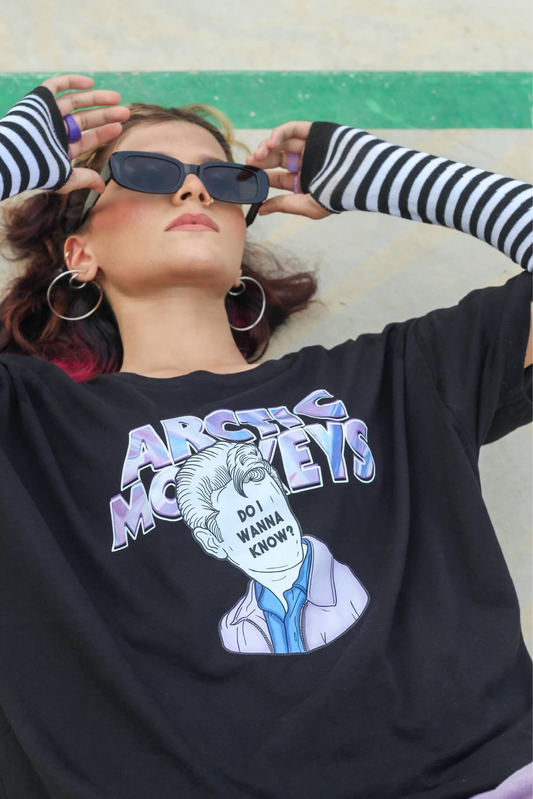 Arctic Monkeys "Do I Wanna Know?" Oversized Drop Shoulder Tee