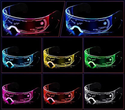 LED Neon Colour-Changing Sunnies
