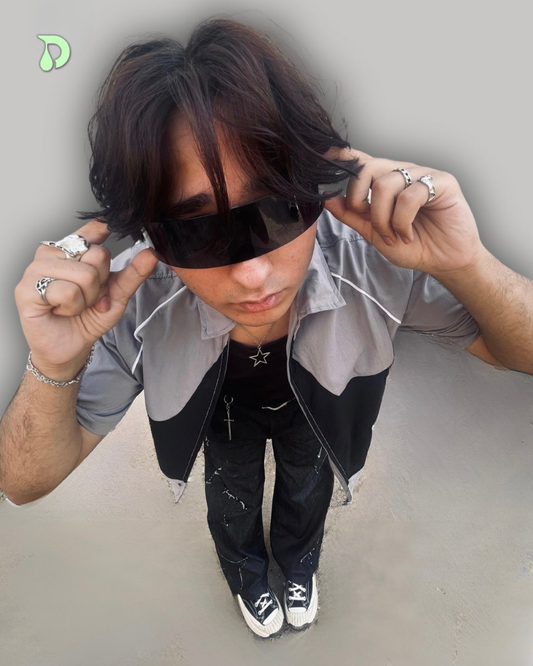 Cyberpunk Wrap-Around Sunnies (Black)