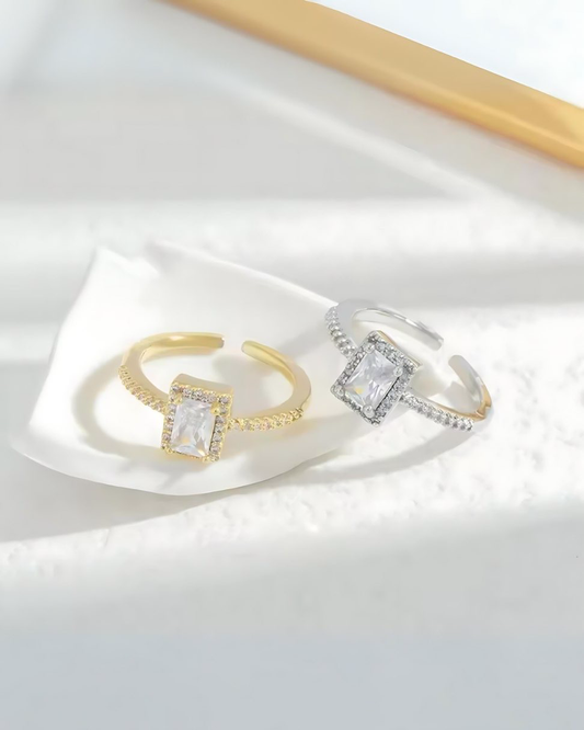 Geometric Stainless Steel Rings (Gold & Silver)
