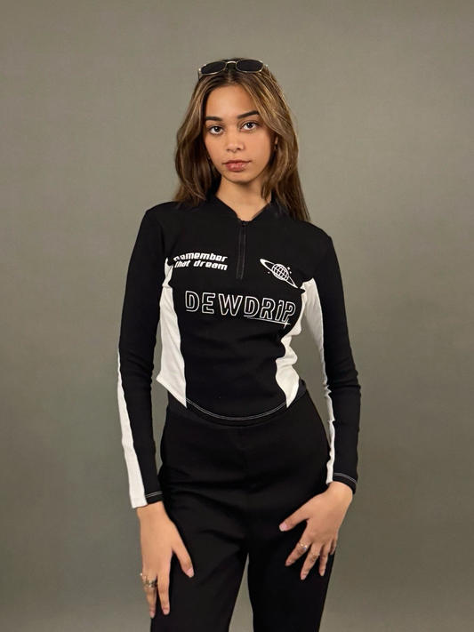 Dream Ribbed Racer Crop Top